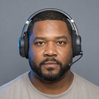Photoreal portrait of Darius, Customer Success Manager